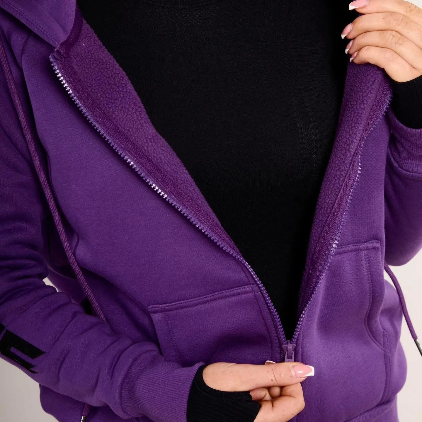 HORZEHOODS® Purple 4Seasons Zipped Hoodie